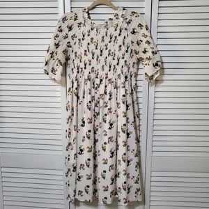 Smocked Floral Roolee Dress